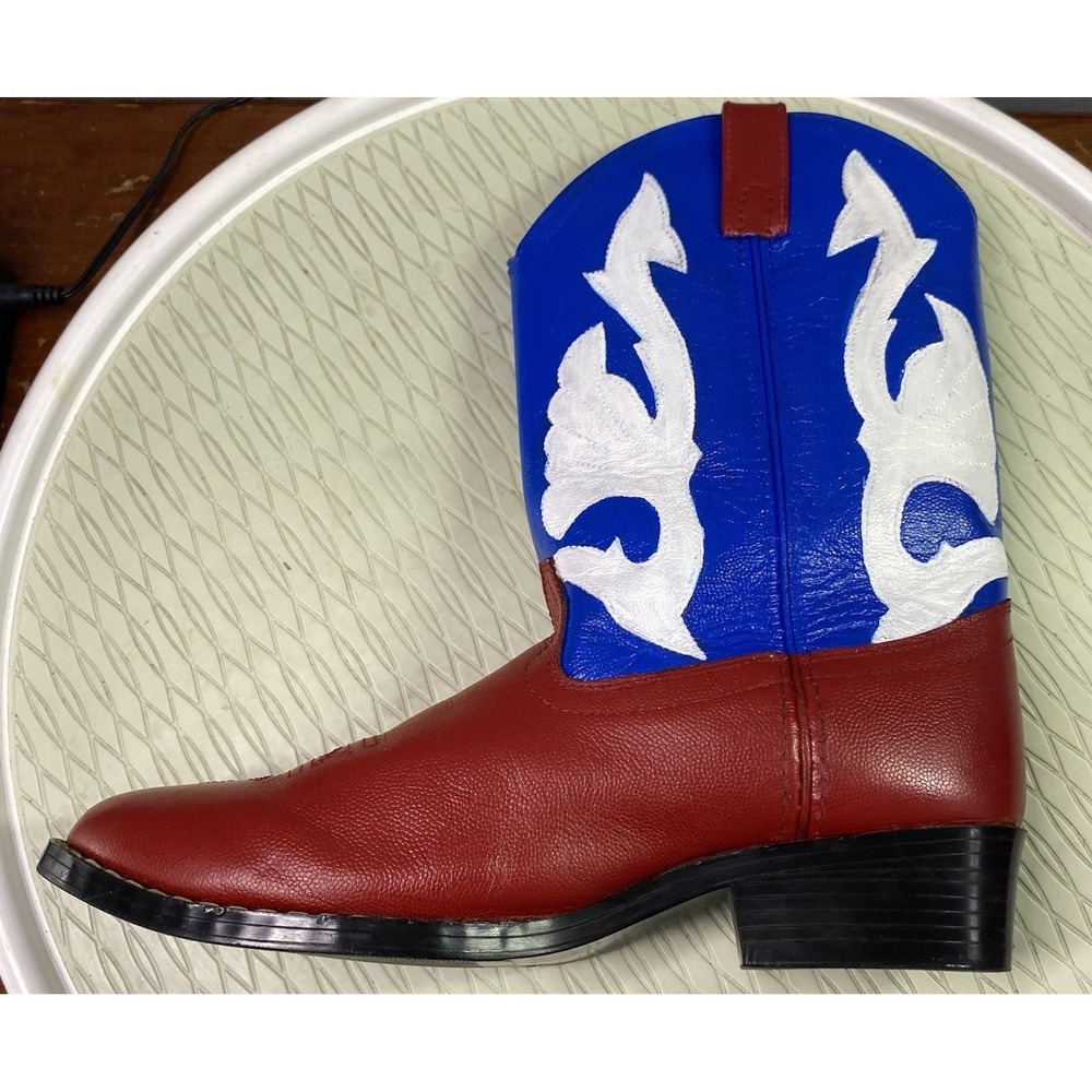 Masterson Women's Original Western Leather Cowgirl Boots Cowgirl 4th Of July 7.5 - Picture 10 of 13